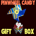 Making a Valentines Day Pinwheel Sweet Candy Gift Box Craft for Kids 