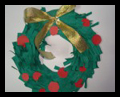 Christmas Paper Wreaths Craft for Kids