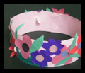 Make Spring Princess or Fairy Flowers Crown Craft for Girls