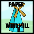 How to Make Paper Windmills with Paper Modelling Craft Instructions