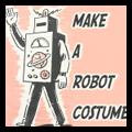 Make a Robot Costume for Halloween with Cardboard Boxes 