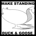 How to Fold a Standing Paper Goose and Duck with Paper Arts Instructions