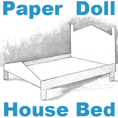 House Home Furniture on Step Make A Paper Doll House Bed Foldable Paper Crafts For Kids