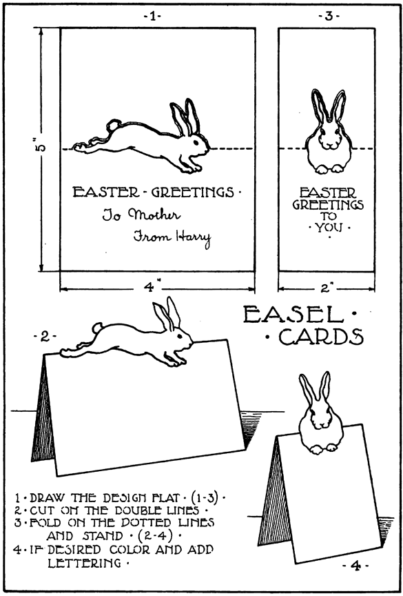 Free Printable Easter Bunny Cards