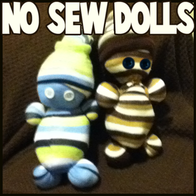 Craft Ideas Recycled Materials on Easy No Sew Sock Dolls Crafts Idea For Kids Crafts Materials Needed