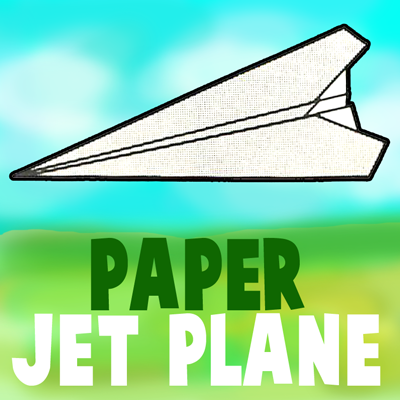 Today, we will show you how to fold a paper airplane jet.