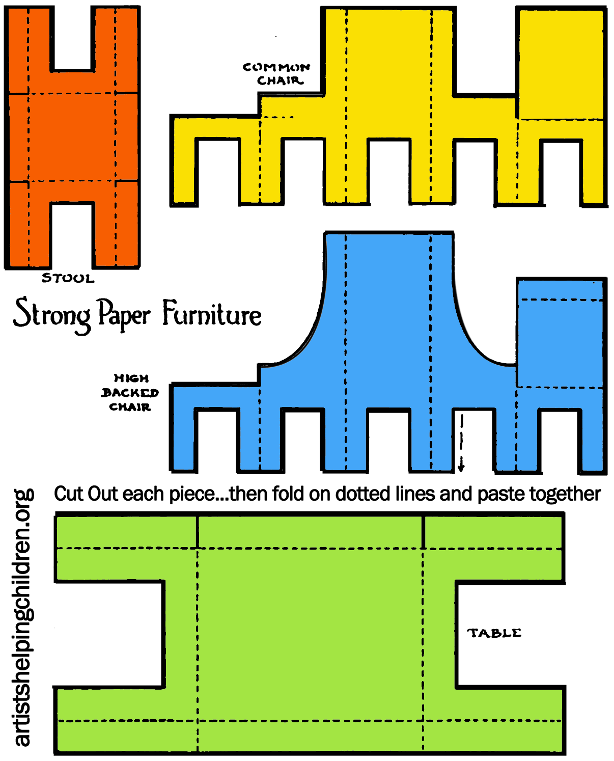 Template For Paper Doll Cutouts