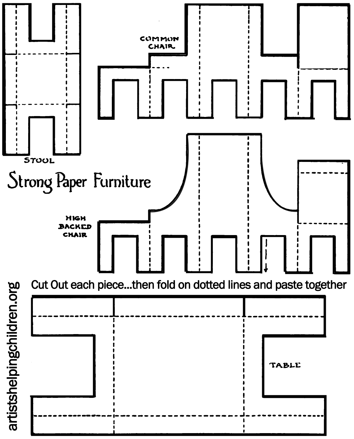 how-to-make-a-paper-doll-house-table-chairs-kids-crafts