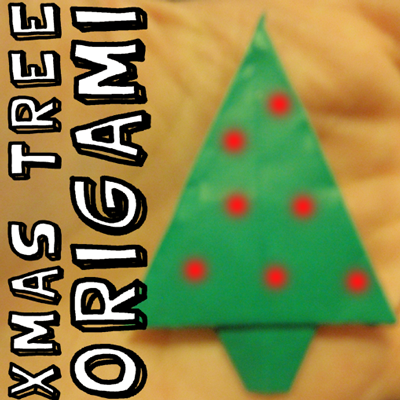 Christmas Craft Ideas  on Make An Origami Christmas Tree    Christmas Crafts    Holiday Crafts