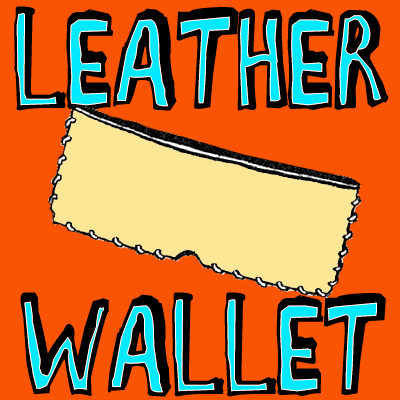 How to Make Leather Belt Loop Wallets & Key Chain Purses for Kids : Summer  Camp Crafts for Children and Teens
