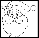 Biblecoloringpages.org : Santa Coloring Pages and Printables