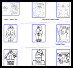 Coloring.ws : Santa Coloring Pages and Printables