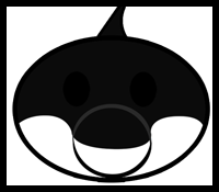 Make an Orca Whale Masks