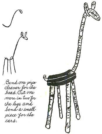 Pipe Cleaner Giraffes