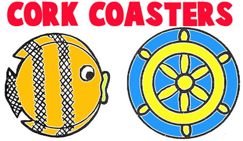 Make Cork Sheet Coasters