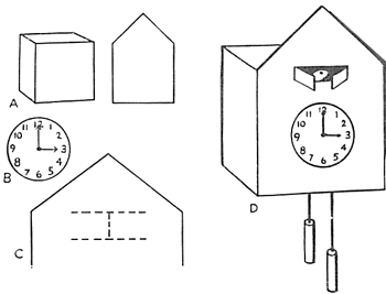 Make a Doll House CooCoo Clock Miniature