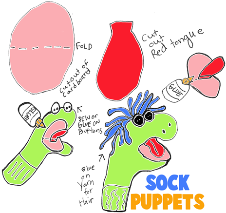 How to Make Sock Puppets