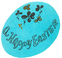 Wax Resist Decorated Easter Eggs Method