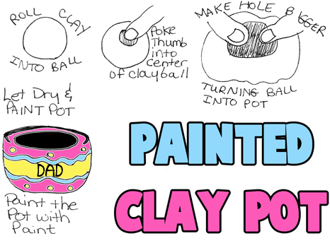 Making a Painted Clay Pinch Pots