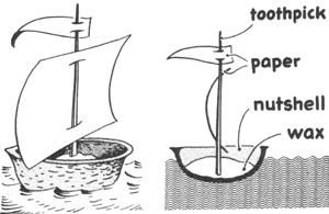 Make a Nut Shell Boat 