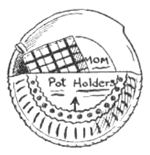 Potholder or Notes Holder Plates Craft