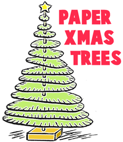 How to Make Paper Christmas Trees