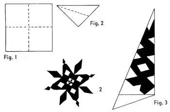 Cutting Paper Snowflakes