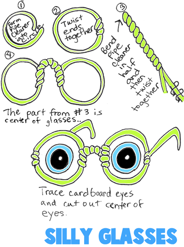 Make Pipe Cleaner Glasses