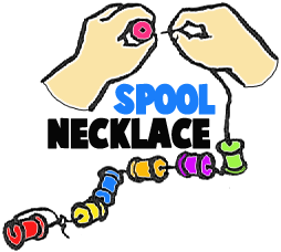 Spool Necklaces Craft for Preschoolers and Younger Children