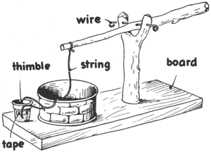 Make a Pole Water Well with Branch and Stick