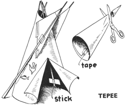 Creating Indian Homes Tepees