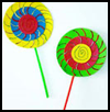 Circles Lollipop Crafts Project for Children