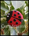 Bottle
  Cap Lady Bugs to Make