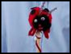 How
  to make a ladybug plant stake