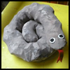 Sleepy    Snake from Pantyhose Craft