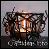 Spooky
  Spiders Tea Light Glass