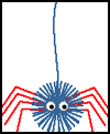 Pompom
  Spider Craft