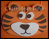 Fun
  Foam Tiger Pouch Craft for Kids