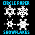 Circle Paper Snowflakes