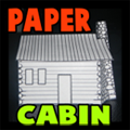 Paper Model Log Cabin