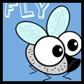 How to Draw Cartoon Flies