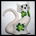 Lucky Cat for Saint Patricks Day