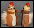 Toilet Paper Roll Walnut Squirrels