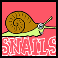 How to Draw Cartoon Snails