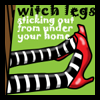 Witch Legs Halloween Decoration