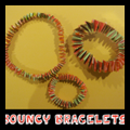 Paper Bouncy Bracelets