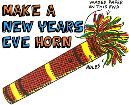 How to Make New Years Eve Horns
