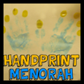 Handprint Menorrahs