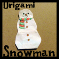 Origami Snowman