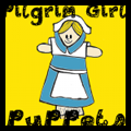 Pilgrim Girl Puppets